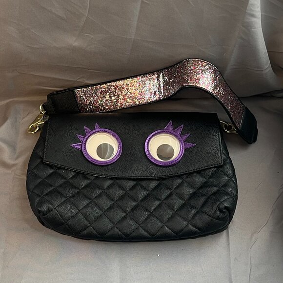 Betsey Johnson Googly Eye Purse, EUC - Picture 8 of 8